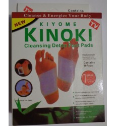 Пластырь"KINOKI" на стопу для выведения токсинов и шлаков, в коробке — 10 пластырей